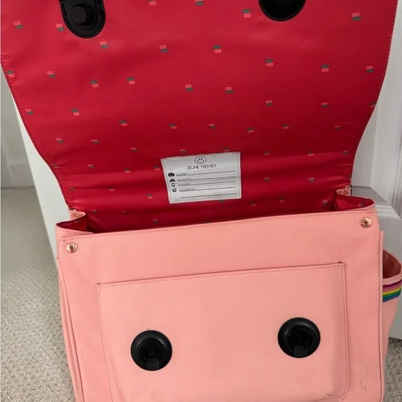 Charming Pink Kids Bag with Fun Patches